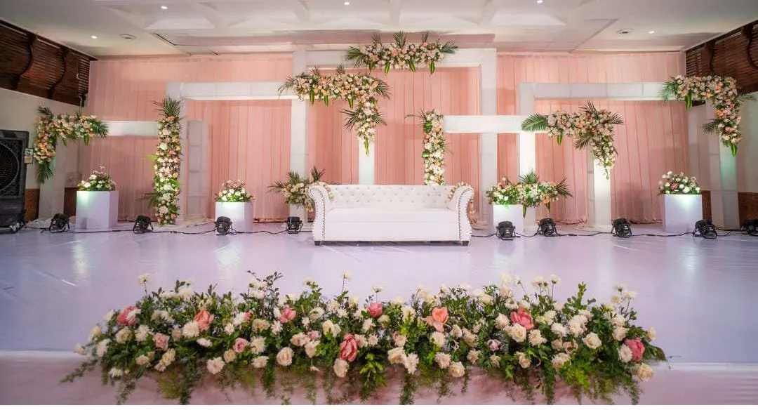 Blush Hall — Hall decor by Dream Craft Events in Trichy